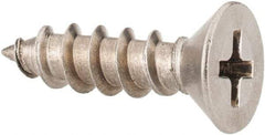 Value Collection - #10 Flat Head Phillips Sheet Metal Screw - Stainless Steel, 3/4" OAL, Grade 18-8 - USA Tool & Supply