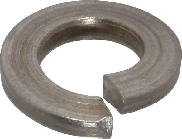 Value Collection - 5/16", 0.078" Thick Split Lock Washer - 18-8 Stainless Steel, 0.314" Min ID, 0.322" Max ID, 0.125" Min OD, 0.583" Max OD - USA Tool & Supply