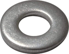 Value Collection - #10 Screw, Grade 18-8 Stainless Steel Standard Flat Washer - 7/32" ID x 1/2" OD, 0.049" Thick - USA Tool & Supply