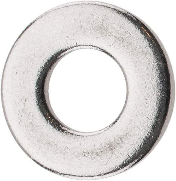 Value Collection - 1/4" Screw, Grade 18-8 Stainless Steel Standard Flat Washer - 9/32" ID x 5/8" OD, 0.045" Thick - USA Tool & Supply