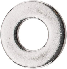Value Collection - 1/4" Screw, Grade 18-8 Stainless Steel Standard Flat Washer - 9/32" ID x 5/8" OD, 0.045" Thick - USA Tool & Supply