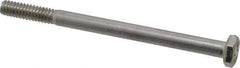 Value Collection - 1/4-20 UNC, 3-1/2" Length Under Head Hex Head Cap Screw - Grade 18-8 Stainless Steel, 7/16" Hex - USA Tool & Supply