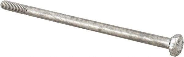 Value Collection - 1/4-20 UNC, 5" Length Under Head Hex Head Cap Screw - Grade 18-8 Stainless Steel, 7/16" Hex - USA Tool & Supply