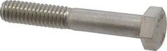 Value Collection - 5/16-18 UNC, 2" Length Under Head Hex Head Cap Screw - Grade 18-8 Stainless Steel, 1/2" Hex - USA Tool & Supply