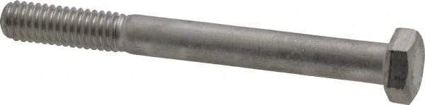 Value Collection - 5/16-18 UNC, 3" Length Under Head Hex Head Cap Screw - Grade 18-8 Stainless Steel, 1/2" Hex - USA Tool & Supply