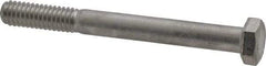 Value Collection - 5/16-18 UNC, 3" Length Under Head Hex Head Cap Screw - Grade 18-8 Stainless Steel, 1/2" Hex - USA Tool & Supply