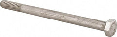 Value Collection - 5/16-18 UNC, 4-1/2" Length Under Head Hex Head Cap Screw - Grade 18-8 Stainless Steel, Uncoated, 1/2" Hex - USA Tool & Supply