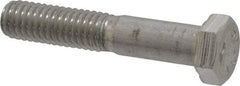 Value Collection - 3/8-16 UNC, 2" Length Under Head Hex Head Cap Screw - Grade 18-8 Stainless Steel, 9/16" Hex - USA Tool & Supply