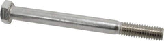 Value Collection - 3/8-16 UNC, 4" Length Under Head Hex Head Cap Screw - Grade 18-8 Stainless Steel, 9/16" Hex - USA Tool & Supply