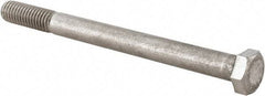 Value Collection - 3/8-16 UNC, 4-1/2" Length Under Head Hex Head Cap Screw - Grade 18-8 Stainless Steel, 9/16" Hex - USA Tool & Supply