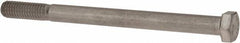 Value Collection - 3/8-16 UNC, 5" Length Under Head Hex Head Cap Screw - Grade 18-8 Stainless Steel, 9/16" Hex - USA Tool & Supply