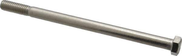 Value Collection - 3/8-16 UNC, 6" Length Under Head Hex Head Cap Screw - Grade 18-8 Stainless Steel, 9/16" Hex - USA Tool & Supply