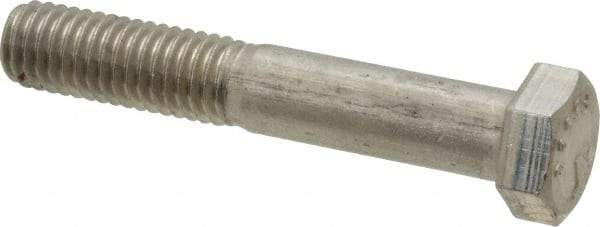 Value Collection - 1/2-13 UNC, 3" Length Under Head Hex Head Cap Screw - Grade 18-8 Stainless Steel, 3/4" Hex - USA Tool & Supply