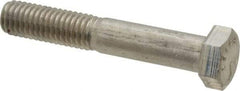 Value Collection - 1/2-13 UNC, 3" Length Under Head Hex Head Cap Screw - Grade 18-8 Stainless Steel, 3/4" Hex - USA Tool & Supply