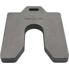 Maudlin Products - Metal Shim Stock Type: Slotted Shim Material: Stainless Steel - USA Tool & Supply