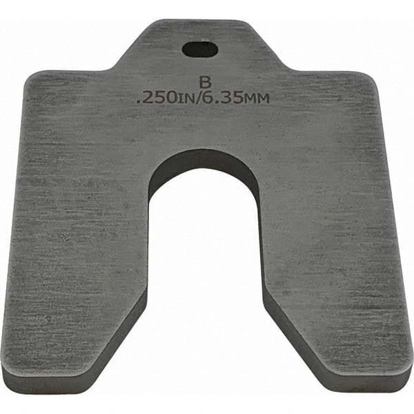 Maudlin Products - Metal Shim Stock Type: Slotted Shim Material: Stainless Steel - USA Tool & Supply