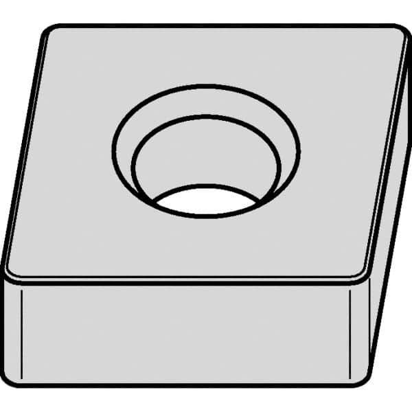 Kennametal - CNGA434 T0820 Grade KYK10 Ceramic Turning Insert - 80° Diamond, 1/2" Inscr Circle, 3/16" Thick, 1/16" Corner Radius - USA Tool & Supply