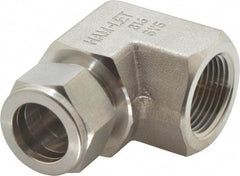 Ham-Let - 3/4" OD, Grade 316Stainless Steel Female Elbow - Comp x FNPT Ends - USA Tool & Supply