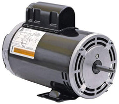 US Motors - 2 hp, ODP Enclosure, Auto Thermal Protection, 3,450 RPM, 230 Volt, 60 Hz, Industrial Electric AC/DC Motor - Size 48 Frame, Thru Bolt with Base Mount, 1 Speed, Ball Bearings, 8.7 Full Load Amps, F Class Insulation, CCW Shaft End - USA Tool & Supply