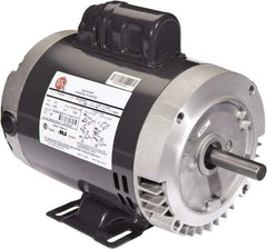 US Motors - 1 hp, ODP Enclosure, Auto Thermal Protection, 1,725 RPM, 115/208-230 Volt, 60 Hz, Industrial Electric AC/DC Motor - Size 56 Frame, J-Face/Base Mount, 1 Speed, Ball Bearings, 15.2/7.7-7.6 Full Load Amps, B Class Insulation, CCW Drive End - USA Tool & Supply