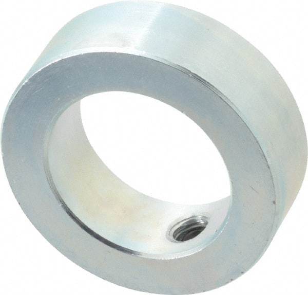 Climax Metal Products - 1-5/8" Bore, Steel, Set Screw Shaft Collar - 2-1/2" Outside Diam, 13/16" Wide - USA Tool & Supply