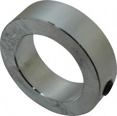 Climax Metal Products - 2-3/16" Bore, Steel, Set Screw Shaft Collar - 3-1/4" Outside Diam, 15/16" Wide - USA Tool & Supply