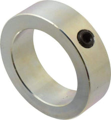 Climax Metal Products - 2-1/2" Bore, Steel, Set Screw Shaft Collar - 3-1/2" Outside Diam, 1" Wide - USA Tool & Supply