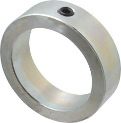 Climax Metal Products - 3" Bore, Steel, Set Screw Shaft Collar - 4" Outside Diam, 1-1/8" Wide - USA Tool & Supply