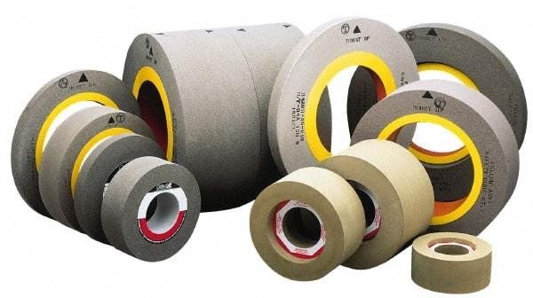 Camel Grinding Wheels - 24" Diam x 12" Hole x 8" Wide Centerless & Cylindrical Grinding Wheel - 60 Grit, Silicon Carbide, Type 1, Medium Grade, Vitrified Bond, No Recess - USA Tool & Supply