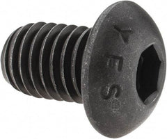 Value Collection - 1/2-13 UNC Hex Socket Drive, Button Screw - Alloy Steel, Black Oxide Finish, Fully Threaded, 3/4" Length Under Head - USA Tool & Supply