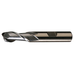 ‎9/16″ × 1/2″ × 1-3/8″ × 3-3/8″ RHS / RHC HSS-E (PM) Powder Metal Finishing End Mill-2F SE CC - Bright