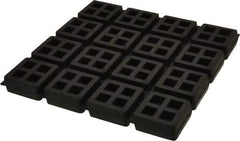 Mason Ind. - 8" Long x 8" Wide x 3/4" Thick, Rubber, Machinery Leveling Pad & Mat - USA Tool & Supply