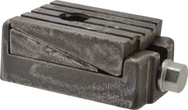 Mason Ind. - 15,000 Lb Capacity, 3-1/2 Wide x 6" Long, Wedge Jack - 1/4" Rise, 2-1/2" High (Without Pad) - USA Tool & Supply