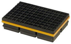 Mason Ind. - 12" Long x 10" Wide x 1-1/4" Thick, Neoprene & Steel, Machinery Leveling Pad & Mat - 6,000 Lb Max Load - USA Tool & Supply