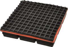 Mason Ind. - 6" Long x 6" Wide x 1-1/4" Thick, Neoprene & Steel, Machinery Leveling Pad & Mat - 1,800 Lb Max Load - USA Tool & Supply