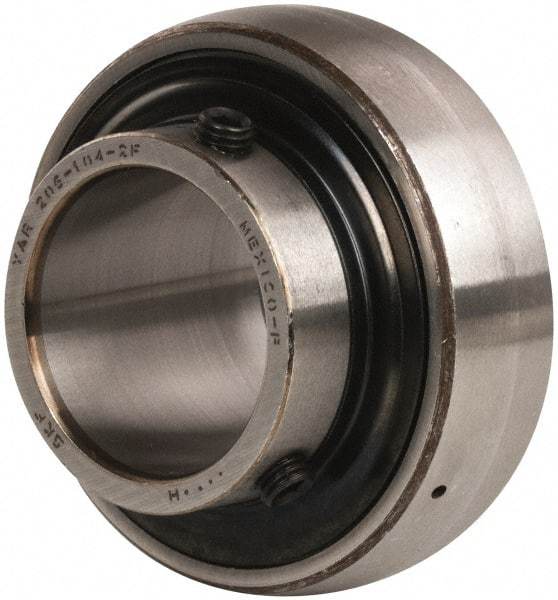 SKF - 1-1/4" ID x 2.4409" OD, 3,380 Lb Dynamic Capacity, Insert Bearing Insert Bearing - 0.7087" Race Width, 2,520 Lb Static Capacity - USA Tool & Supply