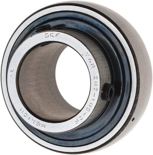 SKF - 1-3/8" ID x 2.8346" OD, 4,410 Lb Dynamic Capacity, Insert Bearing Insert Bearing - 3/4" Race Width, 3,440 Lb Static Capacity - USA Tool & Supply