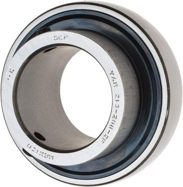 SKF - 2-1/2" ID x 4.7244" OD, 9,900 Lb Dynamic Capacity, Insert Bearing Insert Bearing - 1-1/16" Race Width, 8,990 Lb Static Capacity - USA Tool & Supply