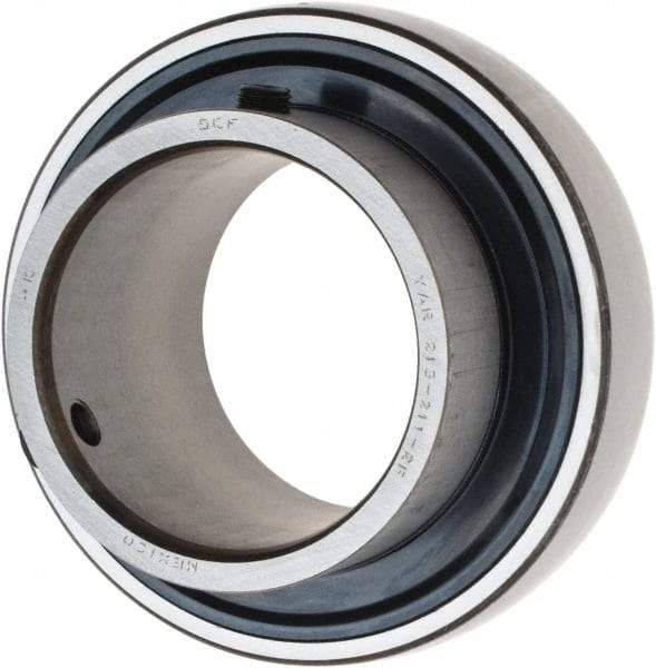 SKF - 2-11/16" ID x 4.7244" OD, 9,900 Lb Dynamic Capacity, Insert Bearing Insert Bearing - 1-1/16" Race Width, 8,990 Lb Static Capacity - USA Tool & Supply