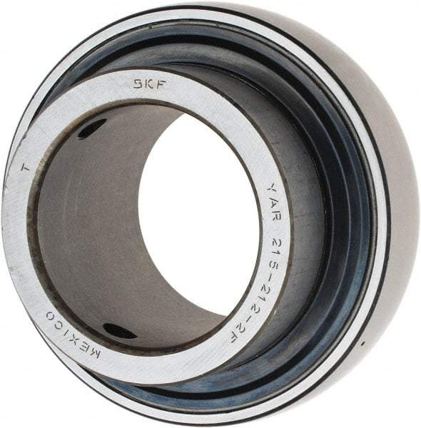 SKF - 2-11/16" ID x 5.1181" OD, 11,500 Lb Dynamic Capacity, Insert Bearing Insert Bearing - 1.1417" Race Width, 11,000 Lb Static Capacity - USA Tool & Supply