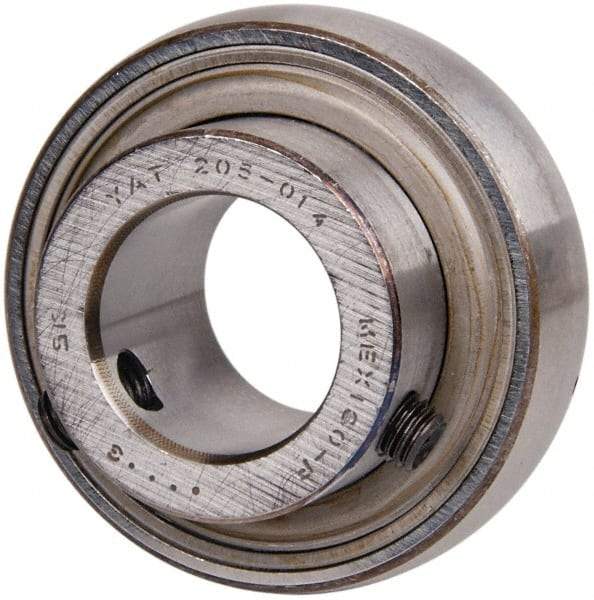 SKF - 7/8" ID x 2.0472" OD, 2,430 Lb Dynamic Capacity, Insert Bearing Insert Bearing - 0.5906" Race Width, 1,750 Lb Static Capacity - USA Tool & Supply