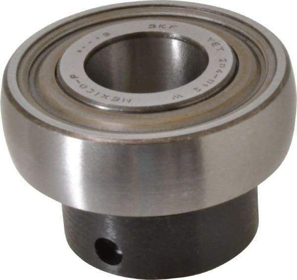 SKF - 3/4" ID x 1.8504" OD, 2,210 Lb Dynamic Capacity, Insert Bearing Insert Bearing - 0.5512" Race Width, 1,470 Lb Static Capacity - USA Tool & Supply