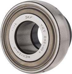 SKF - 7/8" ID x 2.0472" OD, 2,430 Lb Dynamic Capacity, Insert Bearing Insert Bearing - 0.5906" Race Width, 1,750 Lb Static Capacity - USA Tool & Supply