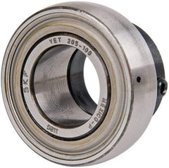 SKF - 1" ID x 2.0472" OD, 2,430 Lb Dynamic Capacity, Insert Bearing Insert Bearing - 0.5906" Race Width, 1,750 Lb Static Capacity - USA Tool & Supply