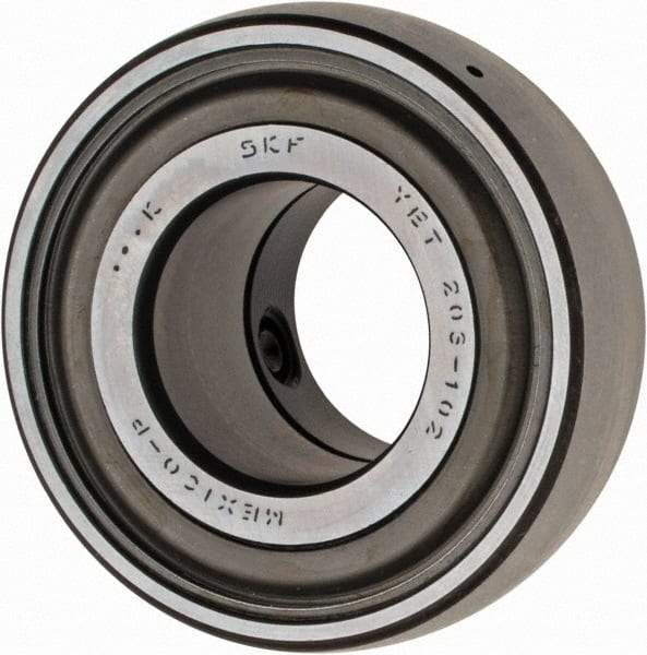 SKF - 1-1/8" ID x 2.4409" OD, 3,380 Lb Dynamic Capacity, Insert Bearing Insert Bearing - 0.7087" Race Width, 2,520 Lb Static Capacity - USA Tool & Supply