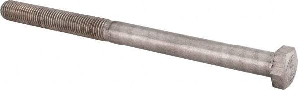 Value Collection - 1-8 UNC, 14" Length Under Head Hex Head Cap Screw - Partially Threaded, Grade 18-8 Stainless Steel, Uncoated, 1-5/16" Hex - USA Tool & Supply