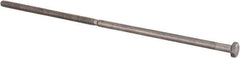 Value Collection - 1/4-20 UNC, 9" Length Under Head Hex Head Cap Screw - Partially Threaded, Grade 18-8 Stainless Steel, Uncoated, 7/16" Hex - USA Tool & Supply