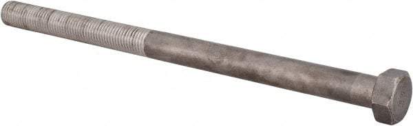 Value Collection - 7/8-9 UNC, 14" Length Under Head Hex Head Cap Screw - Partially Threaded, Grade 18-8 Stainless Steel, Uncoated, 1-5/16" Hex - USA Tool & Supply