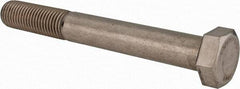 Value Collection - 1-8 UNC, 8" Length Under Head Hex Head Cap Screw - Partially Threaded, Grade 316 Stainless Steel, Uncoated, 1-1/8" Hex - USA Tool & Supply