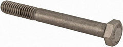 Value Collection - 5/16-18 UNC, 2-3/4" Length Under Head Hex Head Cap Screw - Partially Threaded, Grade 316 Stainless Steel, Uncoated, 1/2" Hex - USA Tool & Supply